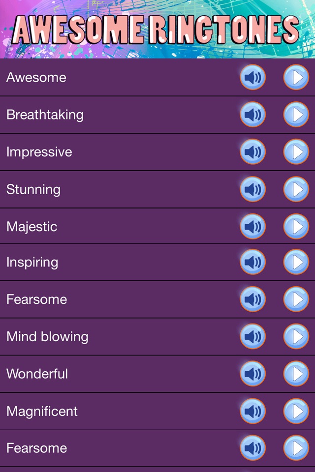 Awesome Ringtones – Set Best Free Melodies and Sound Effect.s for iPhone screenshot 3