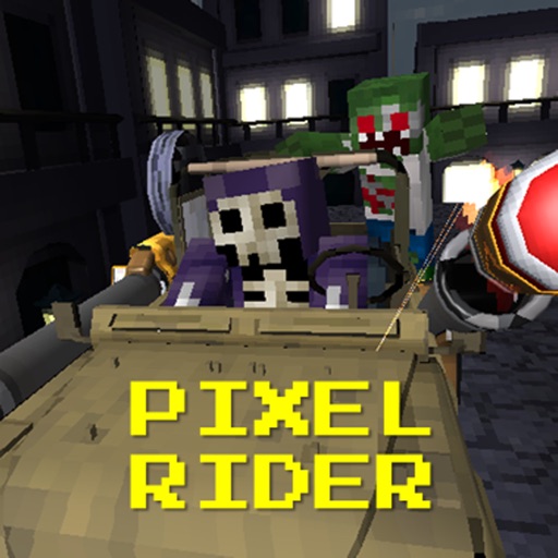 Pixel Rider - Zombie Shooter icon