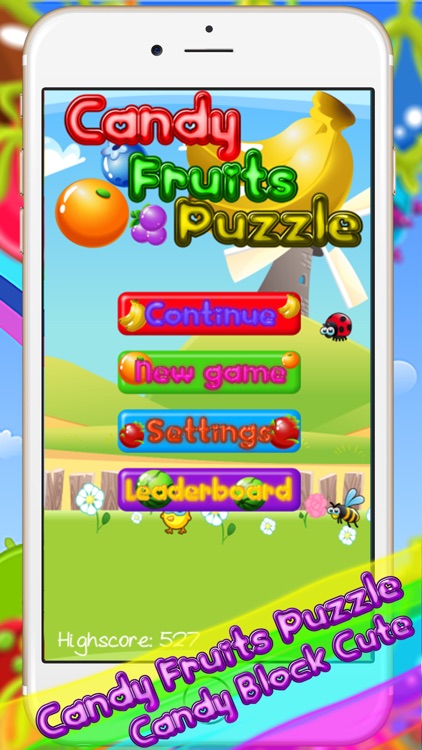 Candy Fruits Mania - A Cute And Addictive  Block Puzzle Game for kids