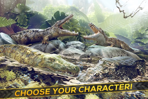 Alligator Simulator | Wild Animal Crocodile Run Games For Free screenshot 4