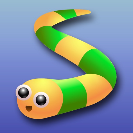 Hungry Worm - Color Snake Eater Chasing Dots icon