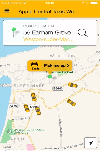 Apple Central Taxis Weston screenshot 3