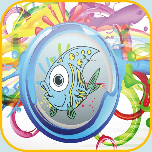 fish the fishes book - fishes games Learning coloring Book for Kids icon