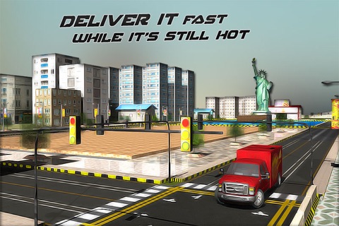 City Pizza Delivery Van Simulator 3D screenshot 2