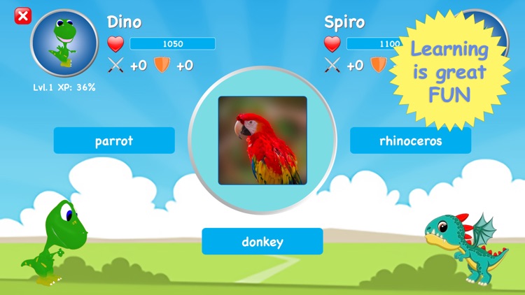 English for Kids with DragoLangu Free Edition - children learn english words