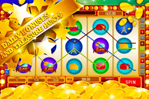 French Slot Machine: Enjoy playing the Paris odds and earn double bonus rounds screenshot 3