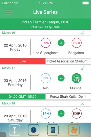 Live cricket score for IPL 10 screenshot 4