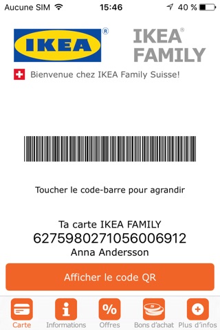 IKEA Family Schweiz screenshot 2