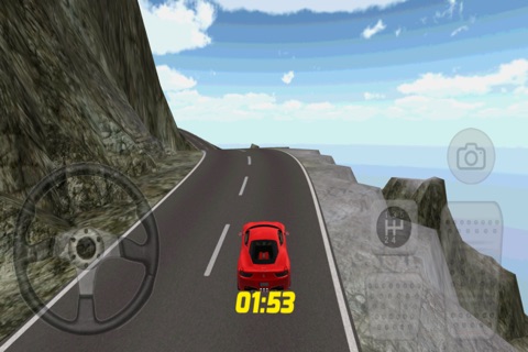 Red Sport Car Game 3D screenshot 3