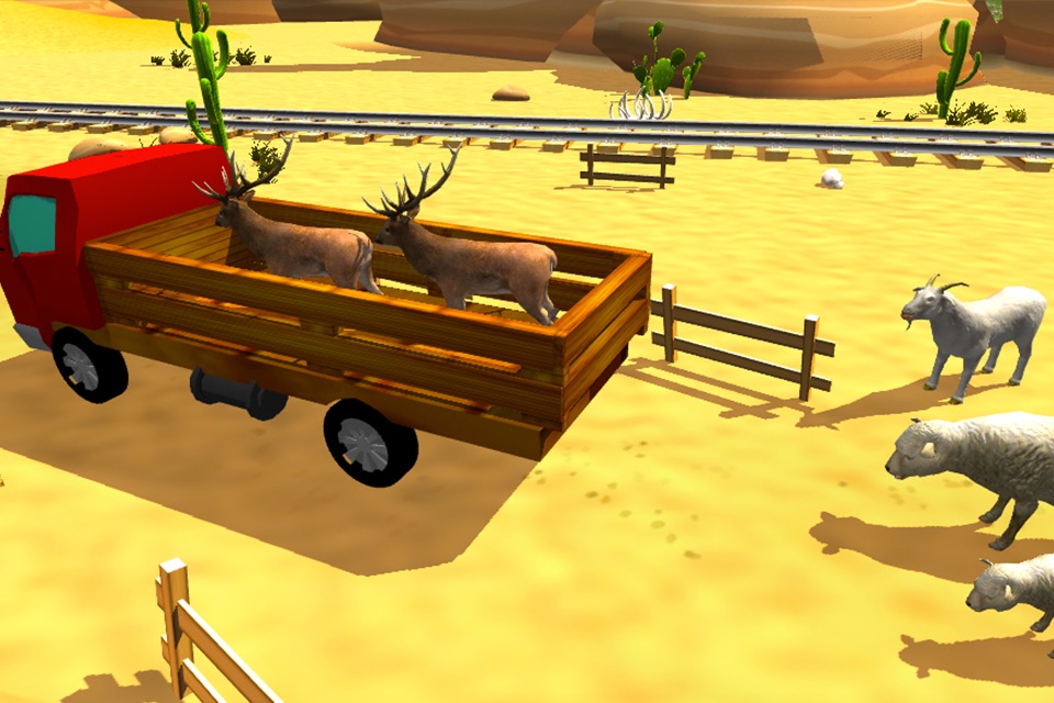 Off Road Animals Transport Truck Farming simulator screenshot 2