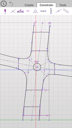 截至平局 - 創建具有約束和尺寸二維圖紙(圖4)-速報App