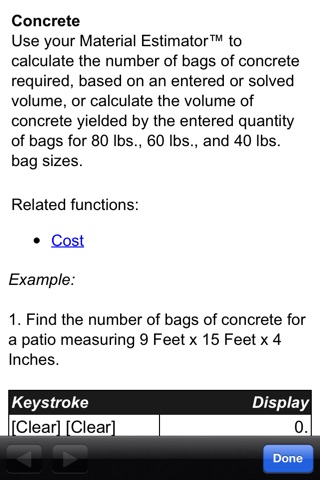 Material Estimator Calculator screenshot 4