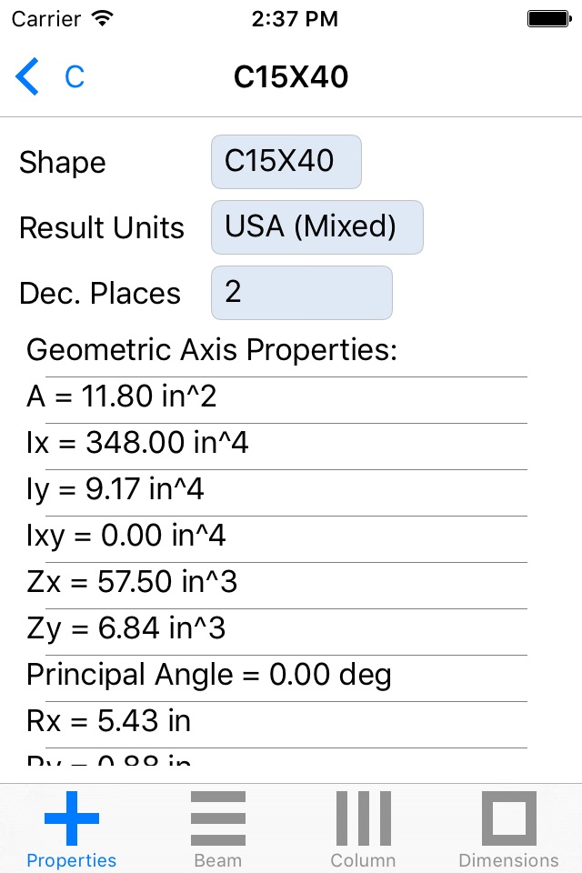 IES ShapeDB screenshot 4