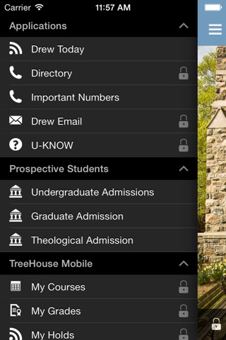 Drew University MobileApp screenshot 2