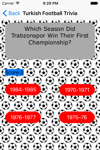 Turkish Soccer Trivia screenshot 2