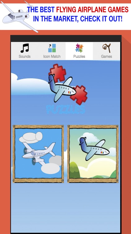 Airplane Flying Games for Toddlers - Puzzles and Matching