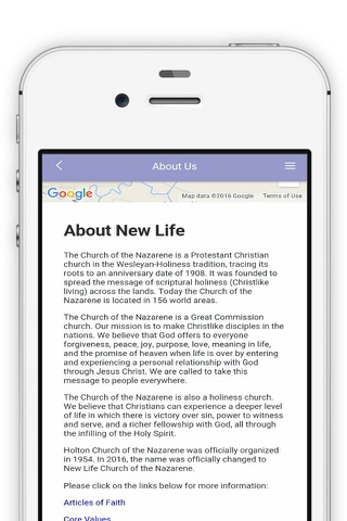 New Life Church of the Nazarene screenshot 2
