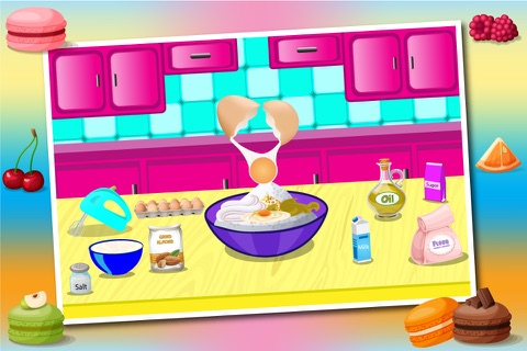 Super Macaron Cookies Bakery – Free Crazy Chef Adventure Biscuits Maker Games for Girls screenshot 2