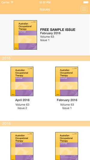 Australian Occupational Therapy Journal(圖1)-速報App