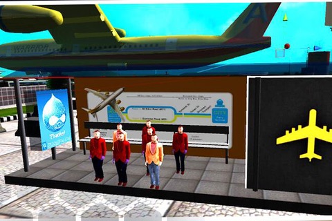 Driving Simulator Bus Drive 3D Park Buses Maximum Traffic Chaos Airport Games screenshot 3