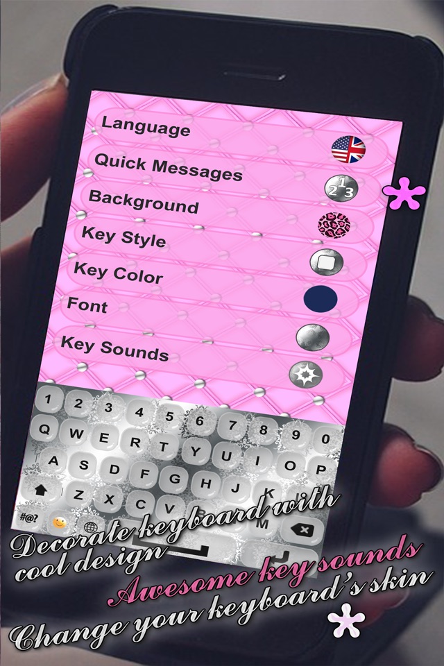 Free Fashionable Keyboard – Customize Your Keyboards with Fancy and Beautiful Color.s screenshot 2