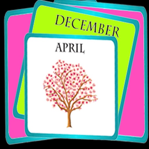 Months of Year Learning For toddlers - A Family Magnetic Calendar