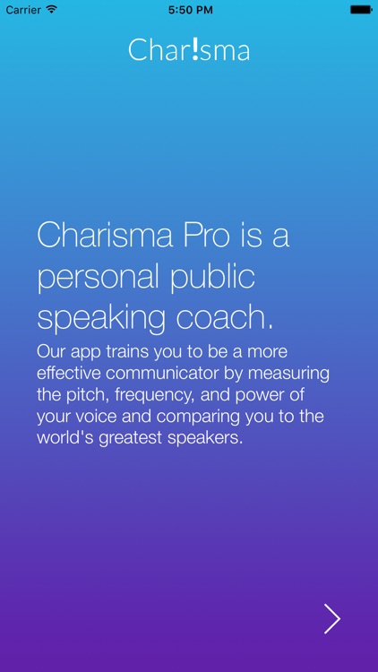 CharismaPro - Your Public Speaking Coach