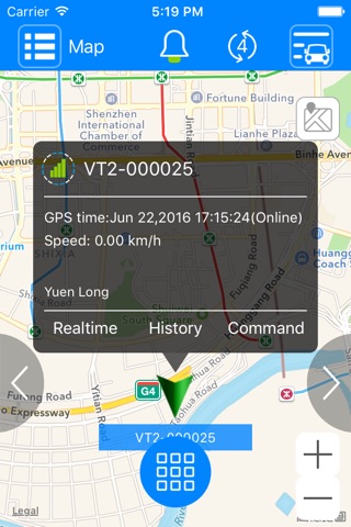 Zenda GPS screenshot 2