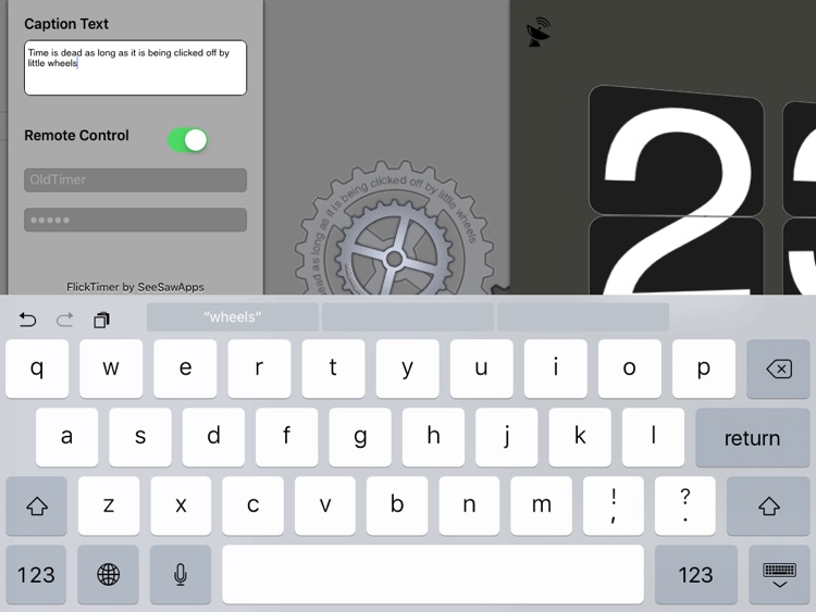 Flick Timer (with Remote Control) screenshot-0