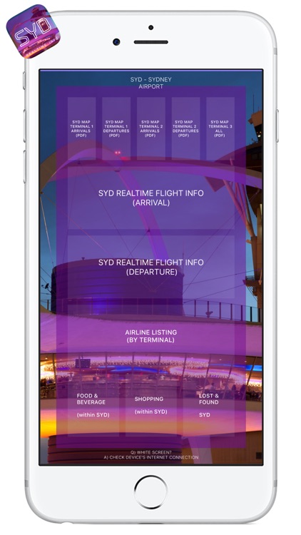 SYD AIRPORT - Realtime Info, Map, More - SYDNEY AIRPORT