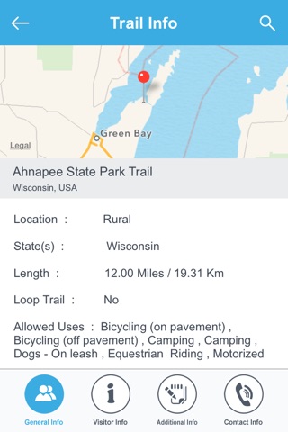 Wisconsin National Recreation Trails screenshot 2