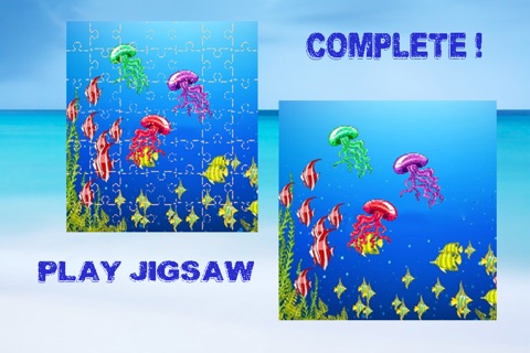 Sea Animals Jigsaw Puzzles - Amazing Underwater - Children Educational Games for little boys and girls age 3+ screenshot 3
