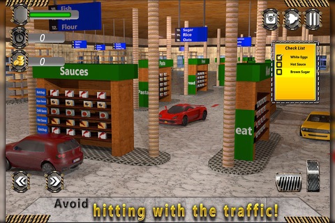 Super-Market Car Drive Thru: Futuristic City Auto Shopping 3D screenshot 4