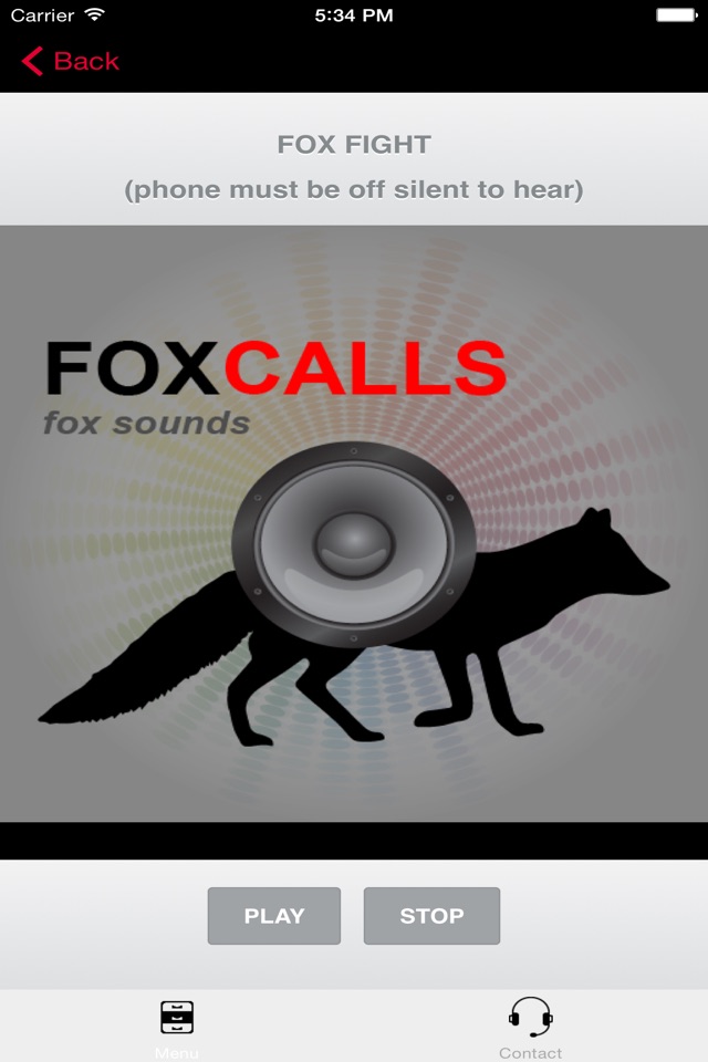 REAL Fox Sounds and Fox Calls for Fox Hunting (ad free) BLUETOOTH COMPATIBLE screenshot 2