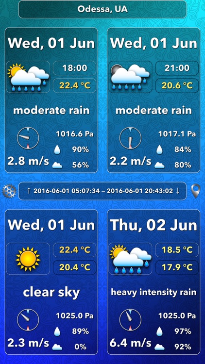 OWeather - weather forecast and weather maps screenshot-3