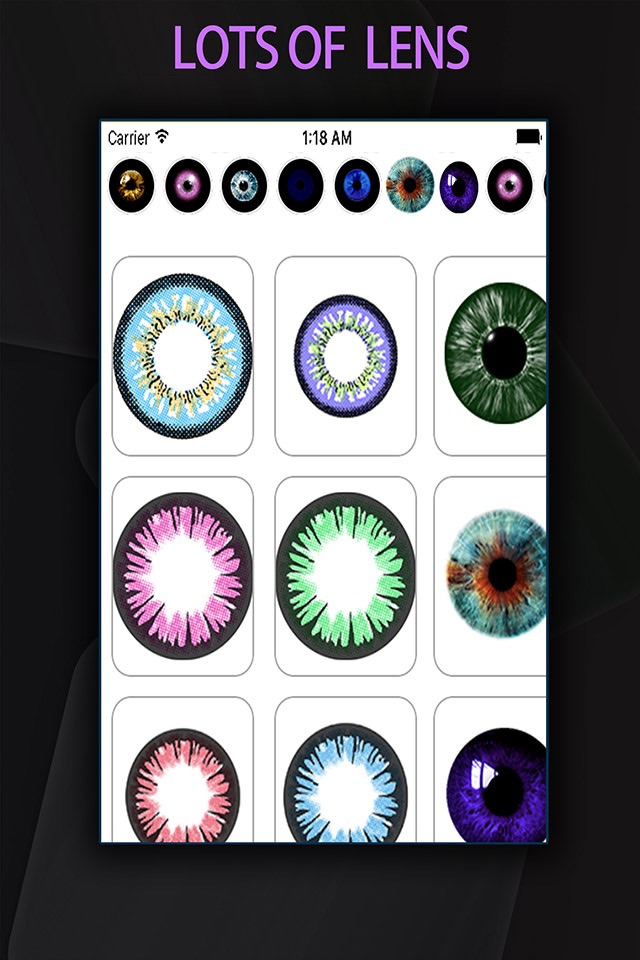 Girls Eye Changer - Replace Eye Color With Various Color Effects screenshot 3