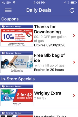 Simonson Station Stores App screenshot 2