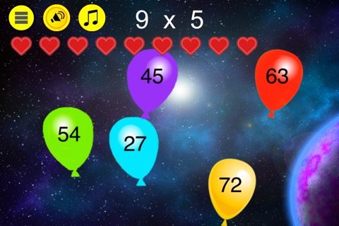 Times Tables Balloon Pop Lite screenshot 4