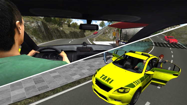 Taxi Driver Hill Climb sim 3D screenshot-3