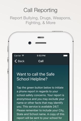 Safe School Helpline screenshot 2
