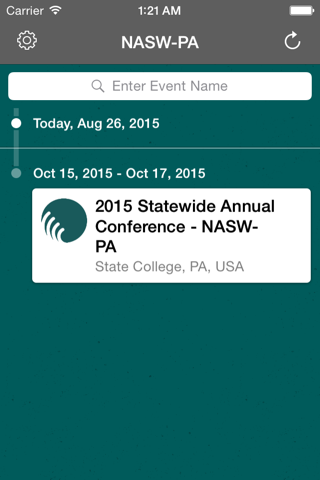 National Association Of Social Workers - Pennsylvania Chapter's Event App screenshot 2