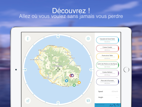 La Réunion : Carte Hors Connexion La Réunion : Carte Hors Connexion