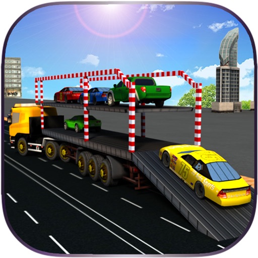 Sports Car Transporter Truck Driver Simulation & Racer Truck Parking Game Icon