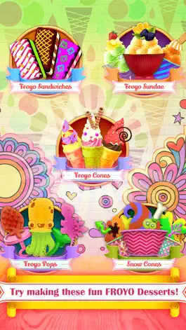 Game screenshot Ice Cream Yogurt Maker! Make Homemade Frozen Food Treats. Swirl, Decorate, Serve and Eat. mod apk