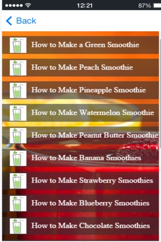 Smoothie Recipes - Learn How to Make a Smoothie Easily screenshot 3