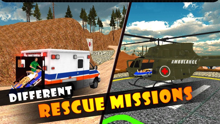 Offroad air ambulance duty simulator 2016- Best driving required for injured real paramedic help