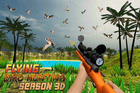 Flying Bird Hunting Season 3D Simulator: Sniper Hunter in Safari Jungle screenshot 4