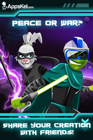 Star Force Mutant Rebels Dress Up 2 – The Battle Ninja Games for Free screenshot 3