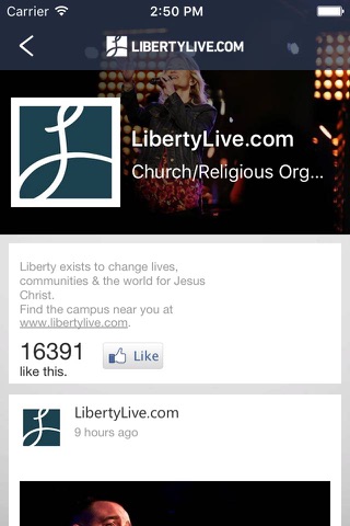 Liberty Live Church screenshot 2