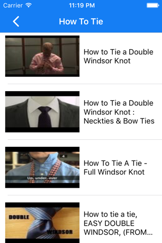 How To Tie a Tie . screenshot 2